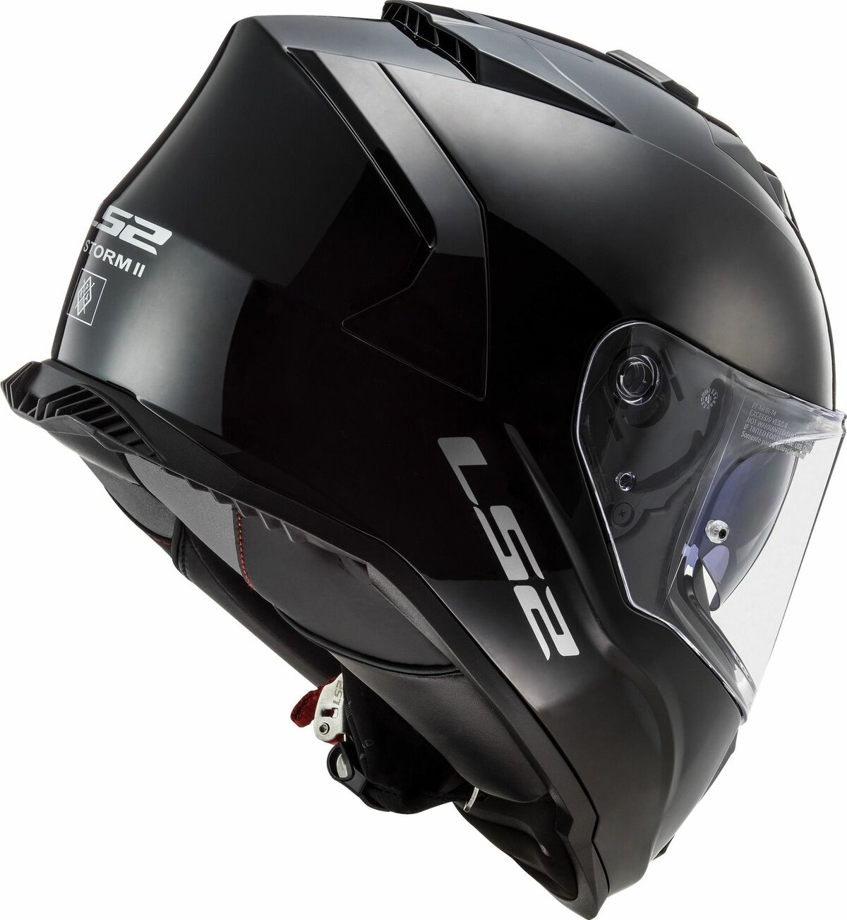 LS2 FF800 Storm II helmet solid gloss black