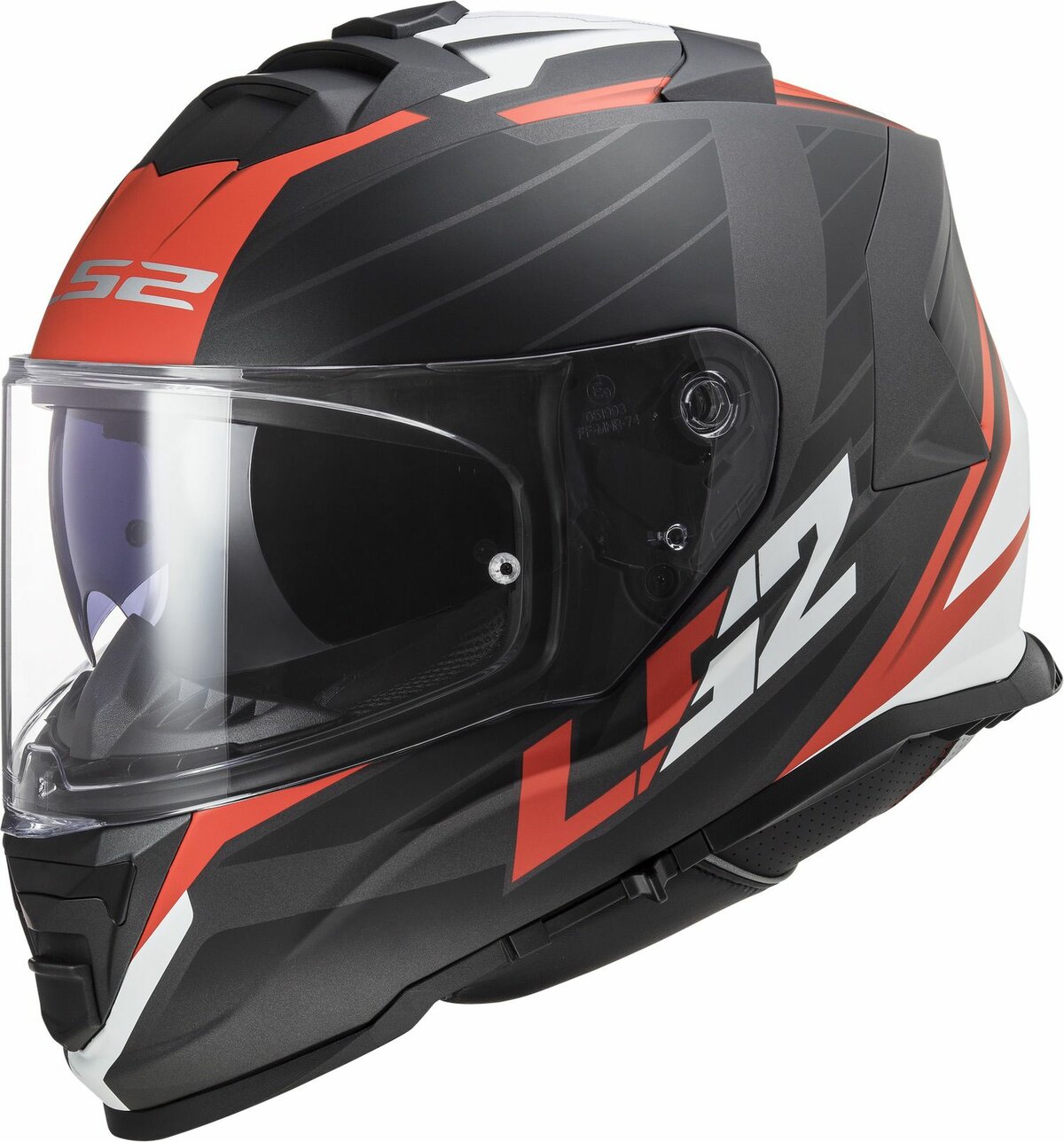 LS2 FF800 Storm II helmet Nerve matt black red