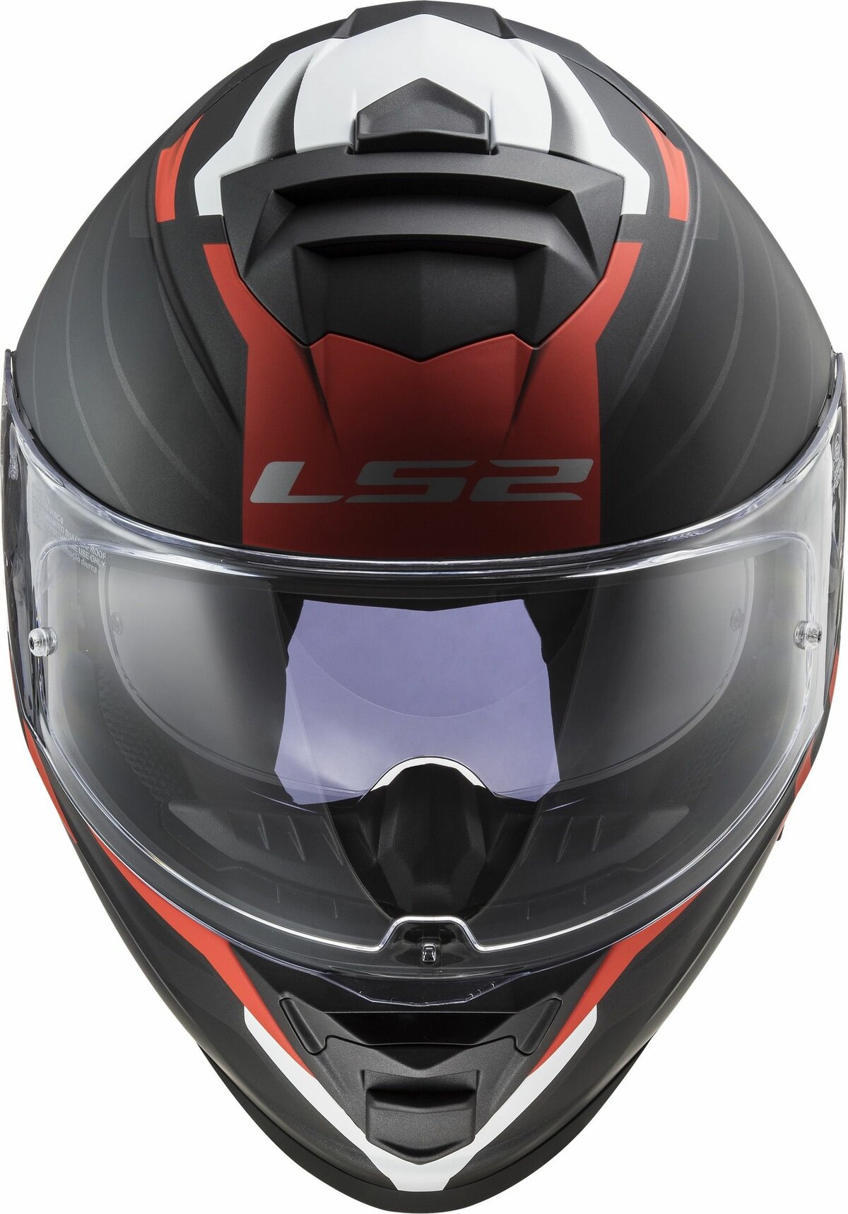LS2 FF800 Storm II helmet Nerve matt black red