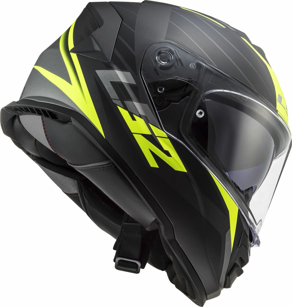 LS2 FF800 Storm II helmet Nerve matt black h-viz yellow