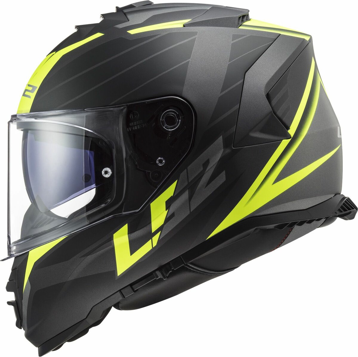 LS2 FF800 Storm II helmet Nerve matt black h-viz yellow