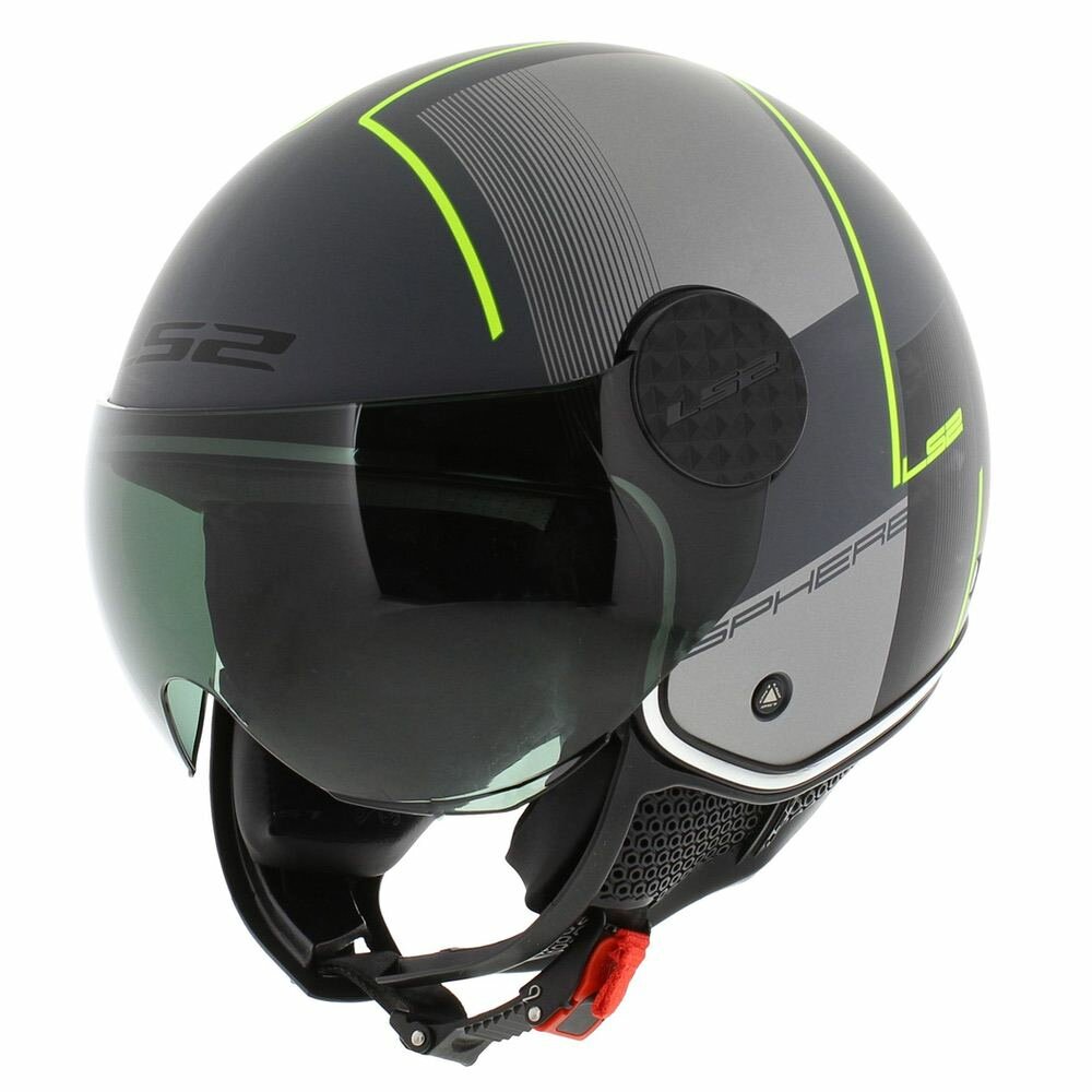 LS2 OF558 Sphere Lux Firm matt black titanium