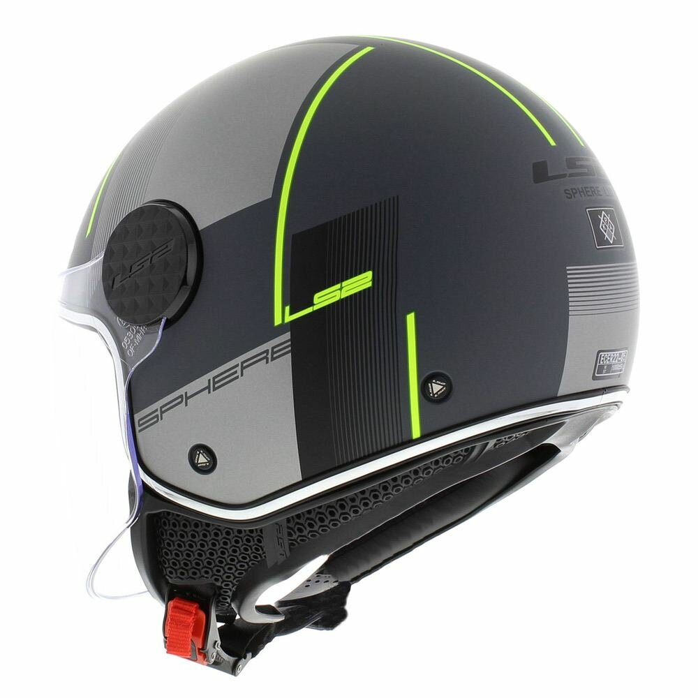 LS2 OF558 Sphere Lux Firm matt black titanium