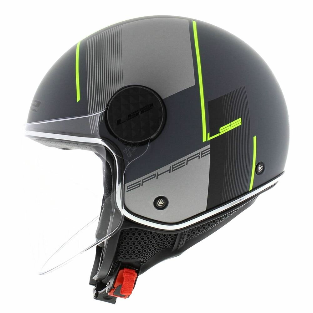 LS2 OF558 Sphere Lux Firm matt black titanium