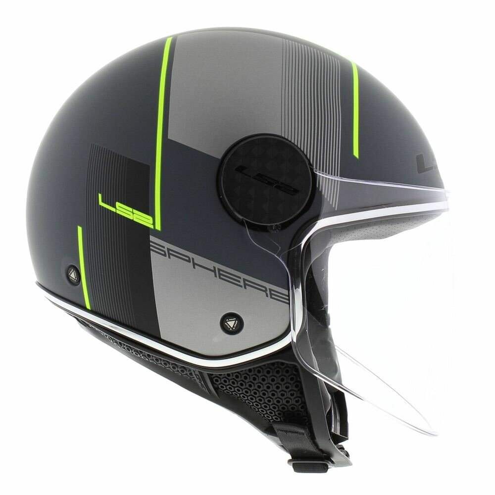 LS2 OF558 Sphere Lux Firm matt black titanium