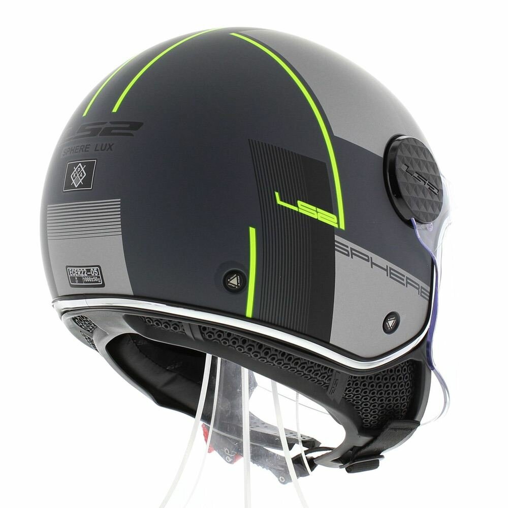 LS2 OF558 Sphere Lux Firm matt black titanium