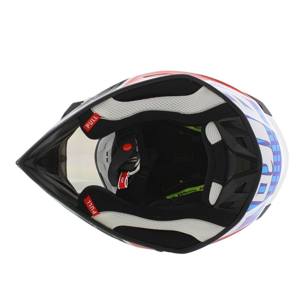 Airoh Aviator Ace 2 MX Helmet Proud - gloss black red blue