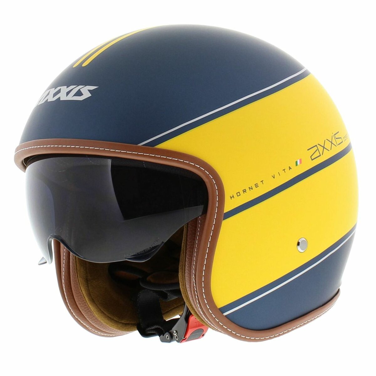 Axxis Hornet SV helmet Vita C3 matt yellow blue