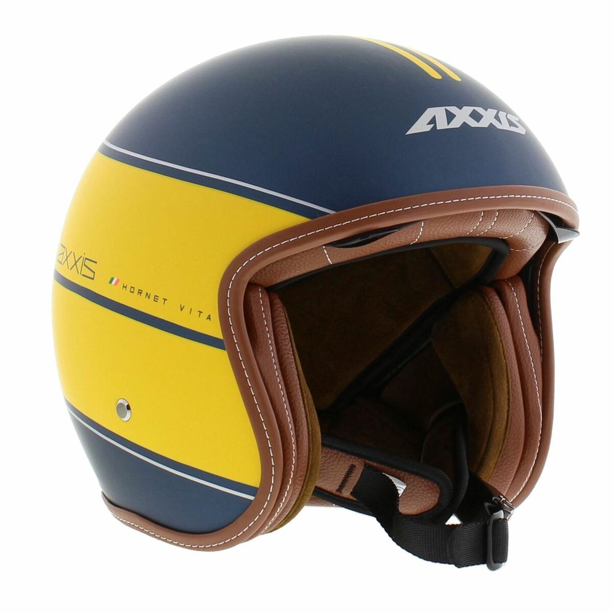 Axxis Hornet SV helmet Vita C3 matt yellow blue