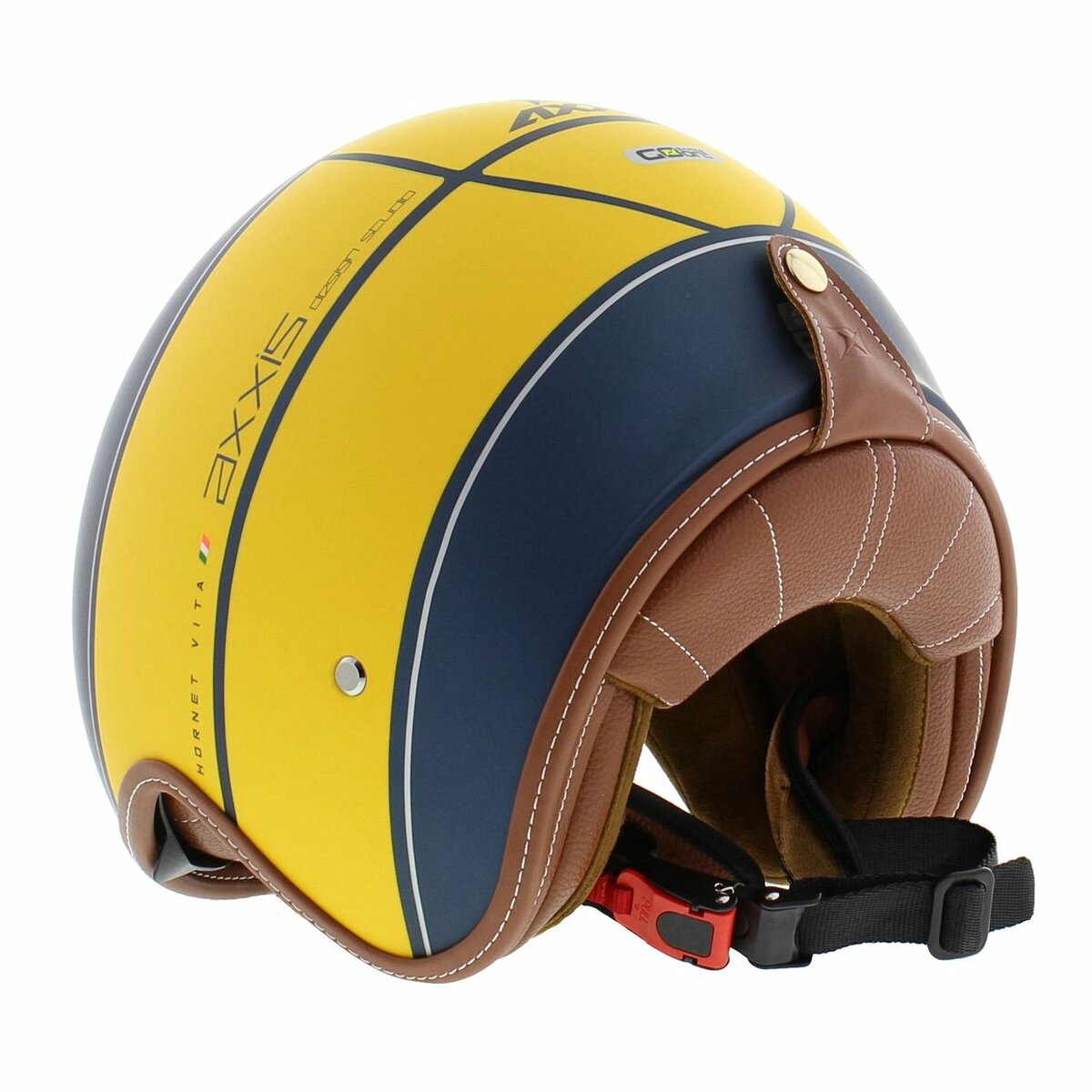 Axxis Hornet SV helmet Vita C3 matt yellow blue