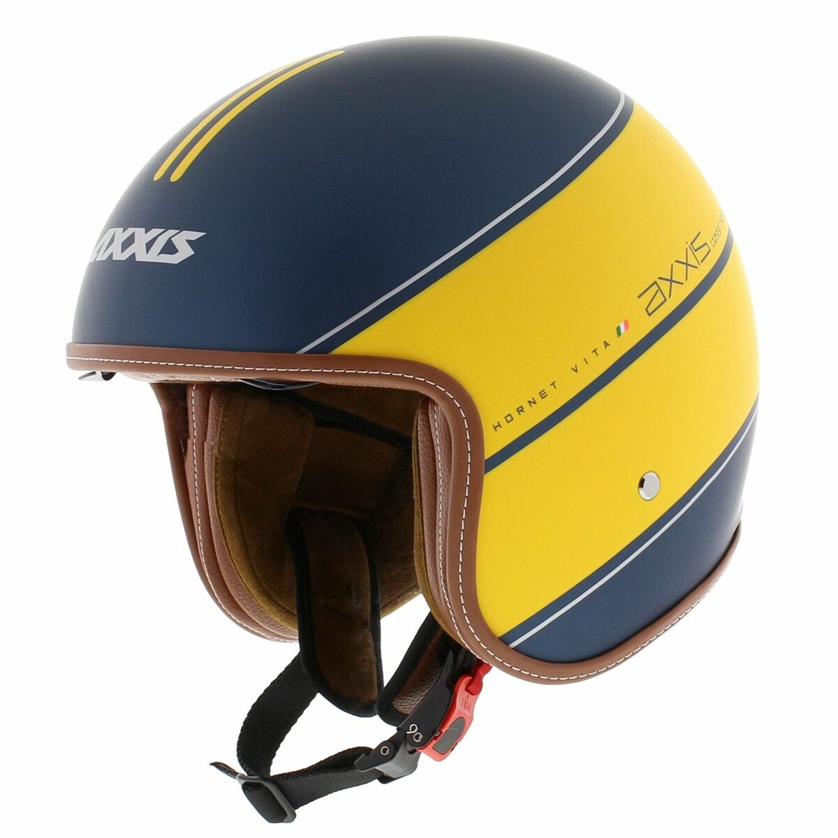 Axxis Hornet SV helmet Vita C3 matt yellow blue