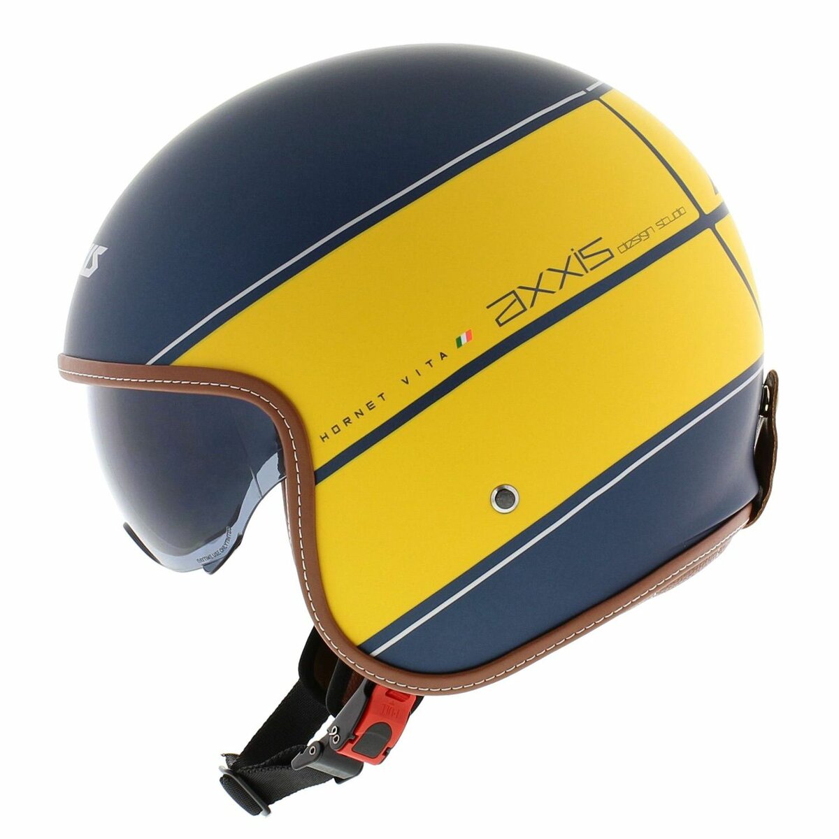 Axxis Hornet SV helmet Vita C3 matt yellow blue