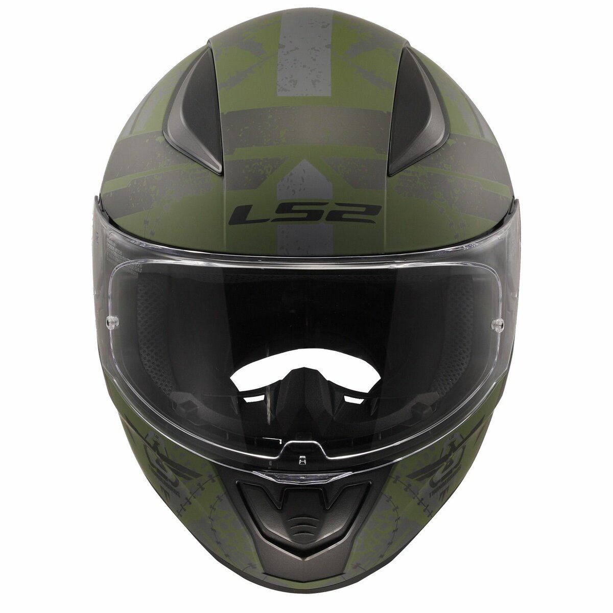 LS2 FF353 Rapid II helmet Thunderbirds military matt green