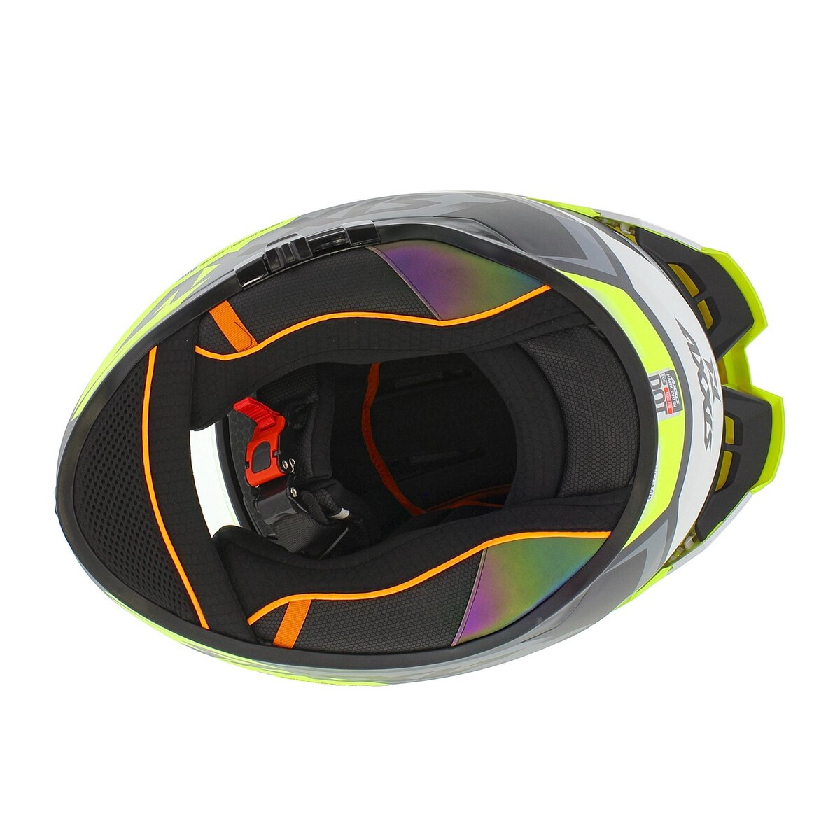 Axxis Hawk SV EVO full face helmet Ixil matt fluo yellow