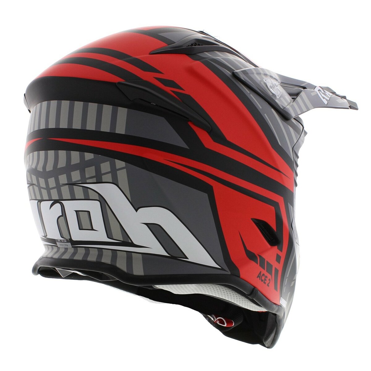 Airoh Aviator Ace 2 MX Helmet Proud - Matt Red black grey