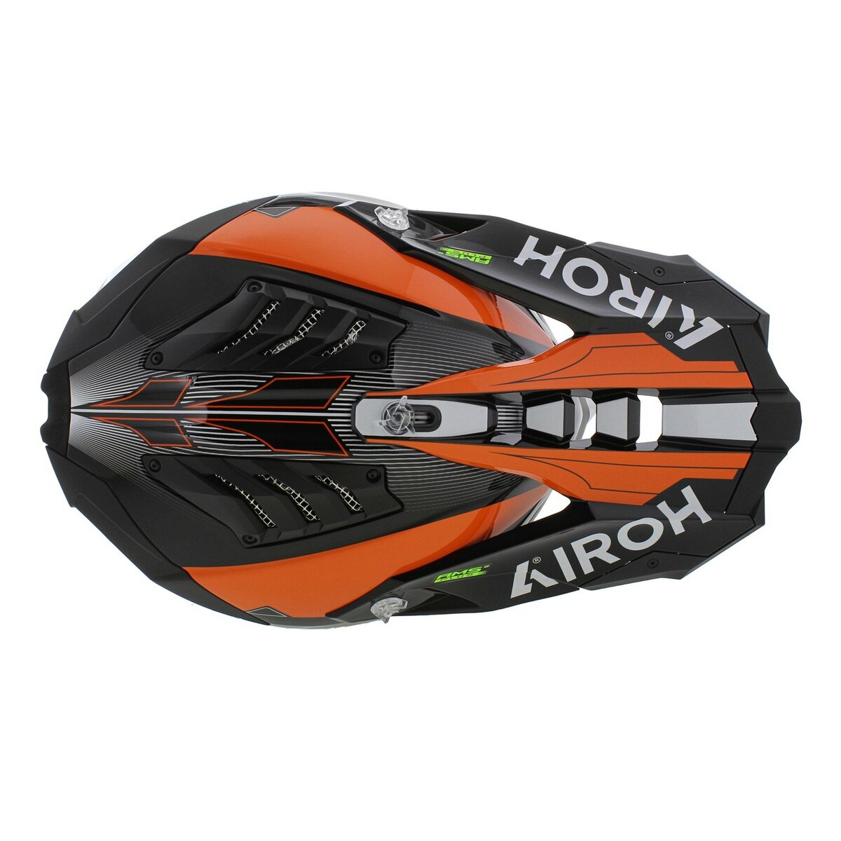 Airoh Helmet Aviator 3 AMS² Saber gloss orange black grey