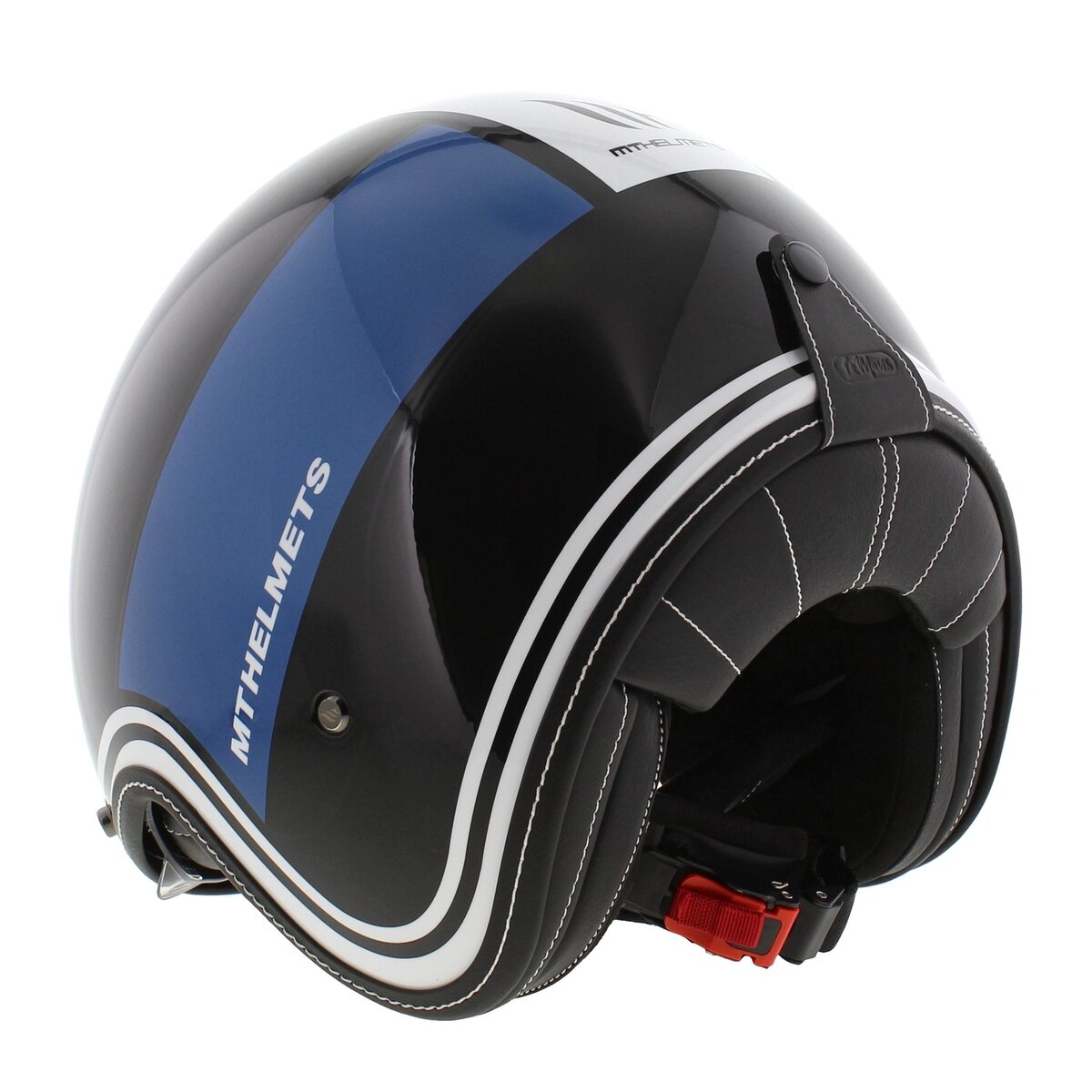 MT Le Mans II SV S Helmet Tant gloss black blue