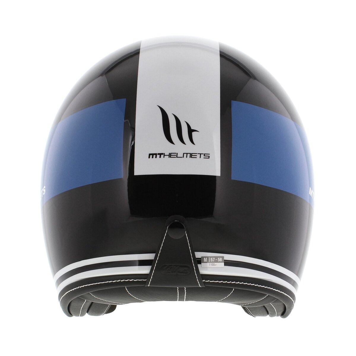 MT Le Mans II SV S Helmet Tant gloss black blue