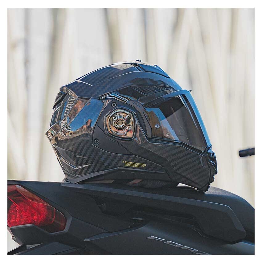 LS2 FF901 Advant X helmet solid carbon black