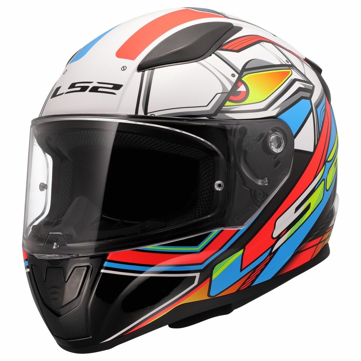 LS2 FF353 Rapid II helmet Xdron white neon orange