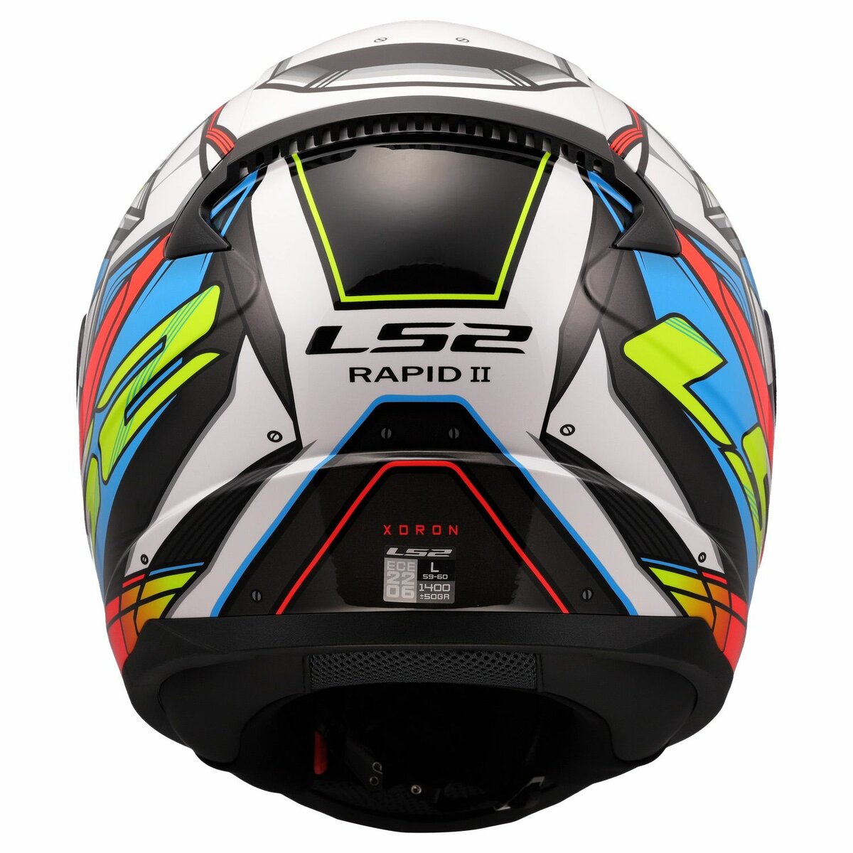 LS2 FF353 Rapid II helmet Xdron white neon orange