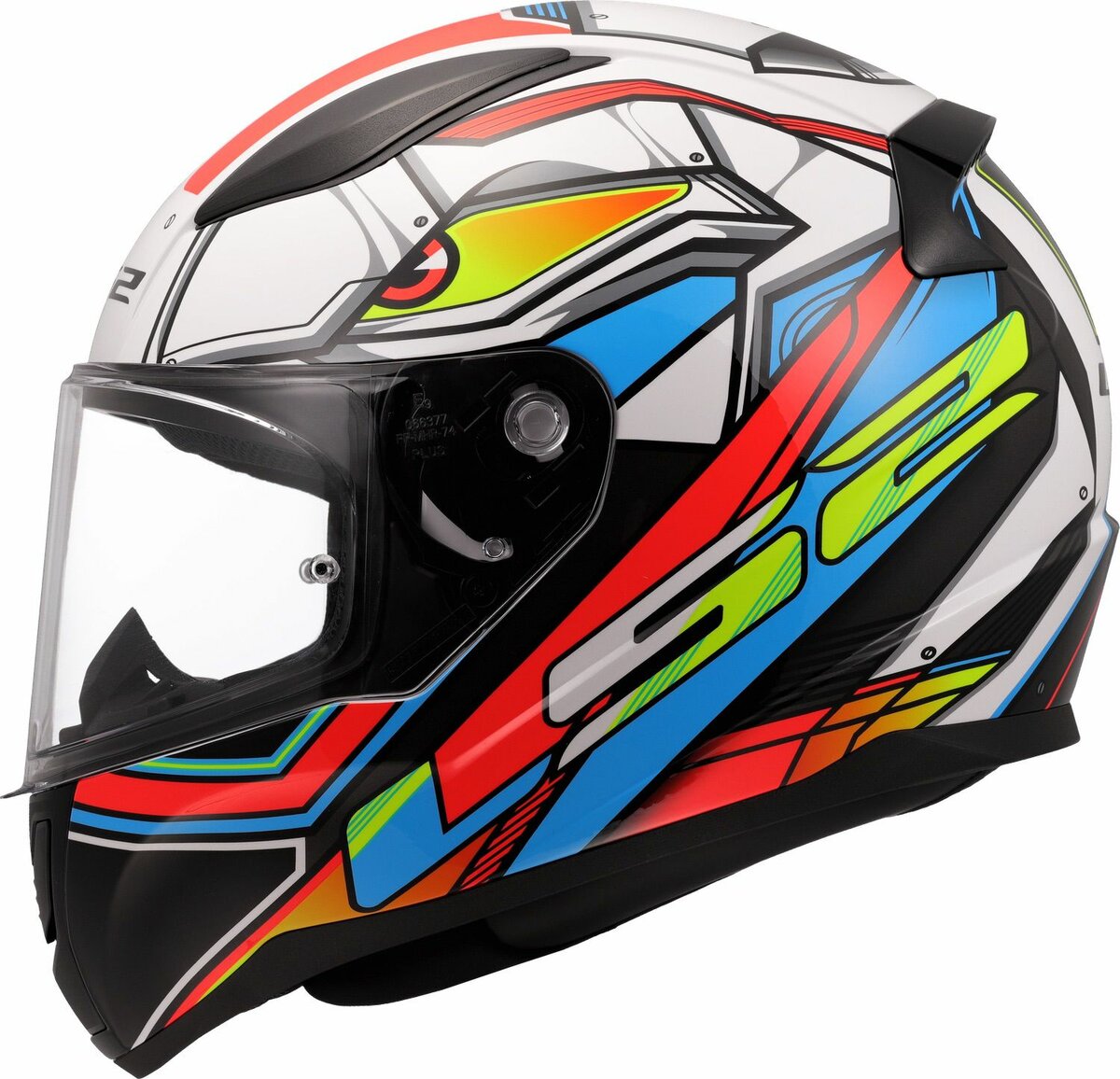 LS2 FF353 Rapid II helmet Xdron white neon orange