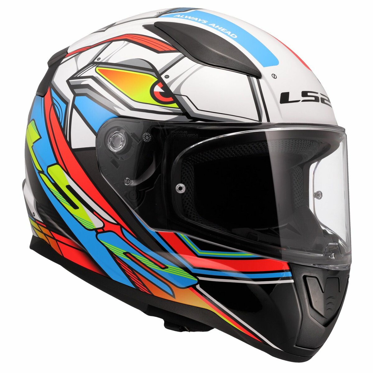 LS2 FF353 Rapid II helmet Xdron white neon orange