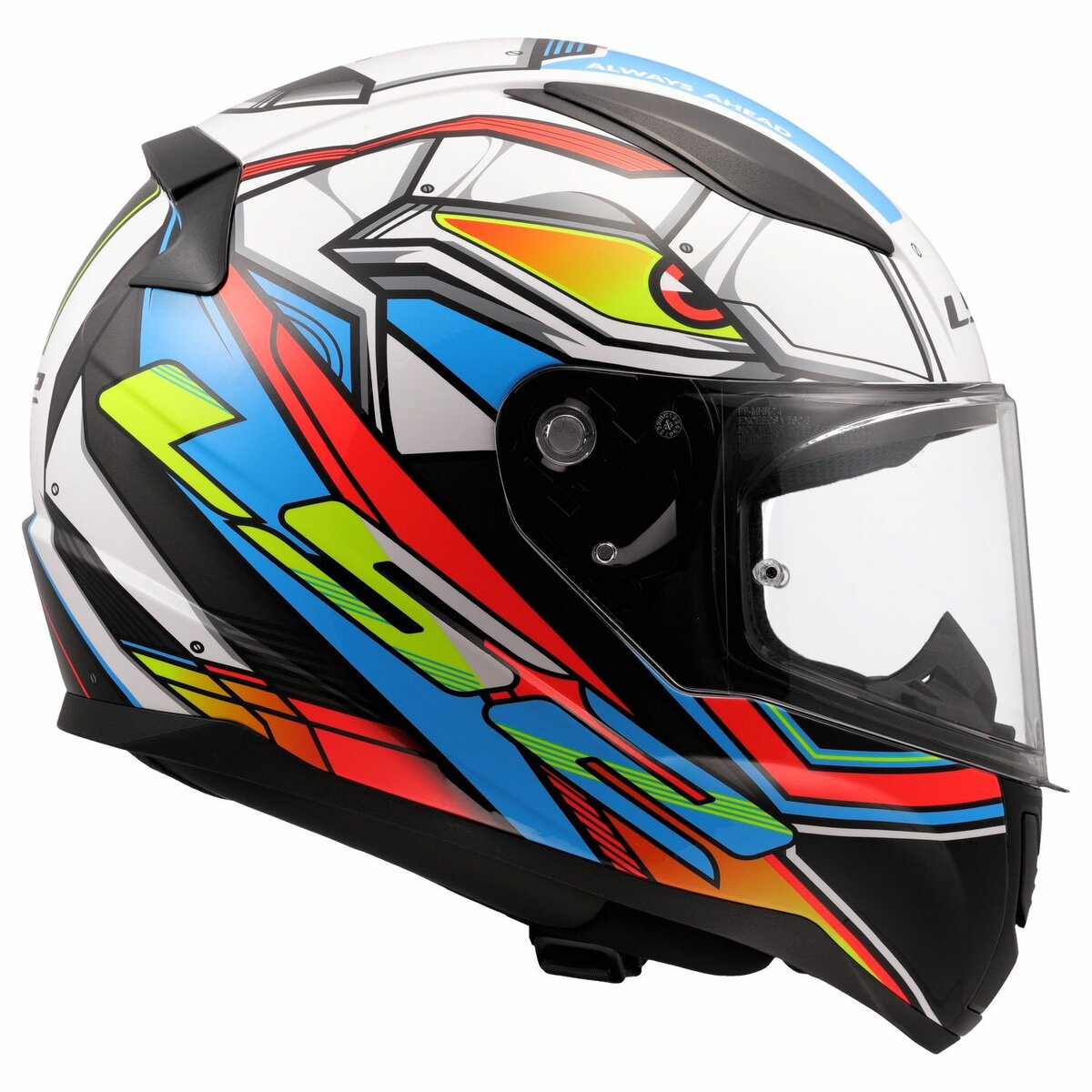 LS2 FF353 Rapid II helmet Xdron white neon orange