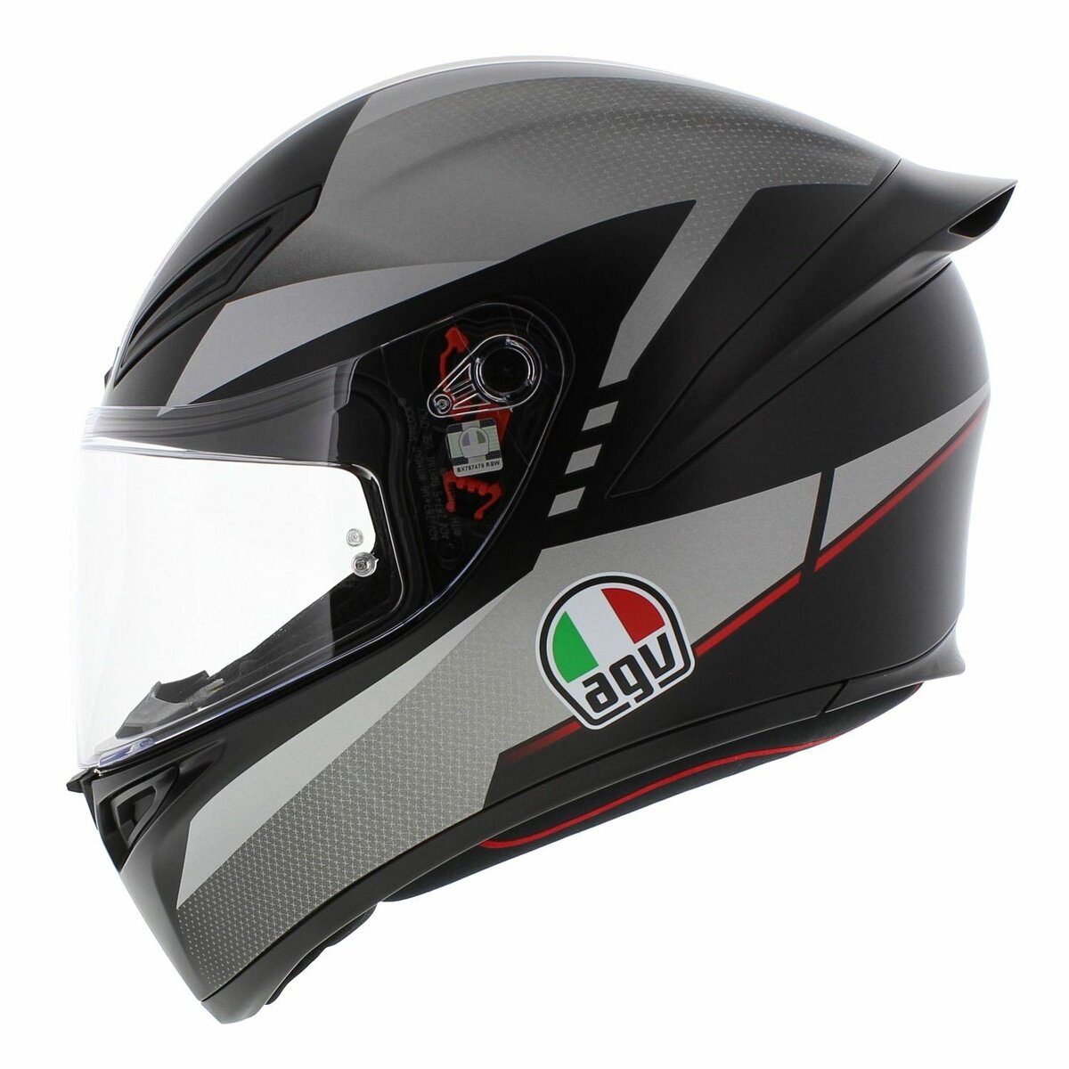 AGV K1 S helmet Lap - Matt black red