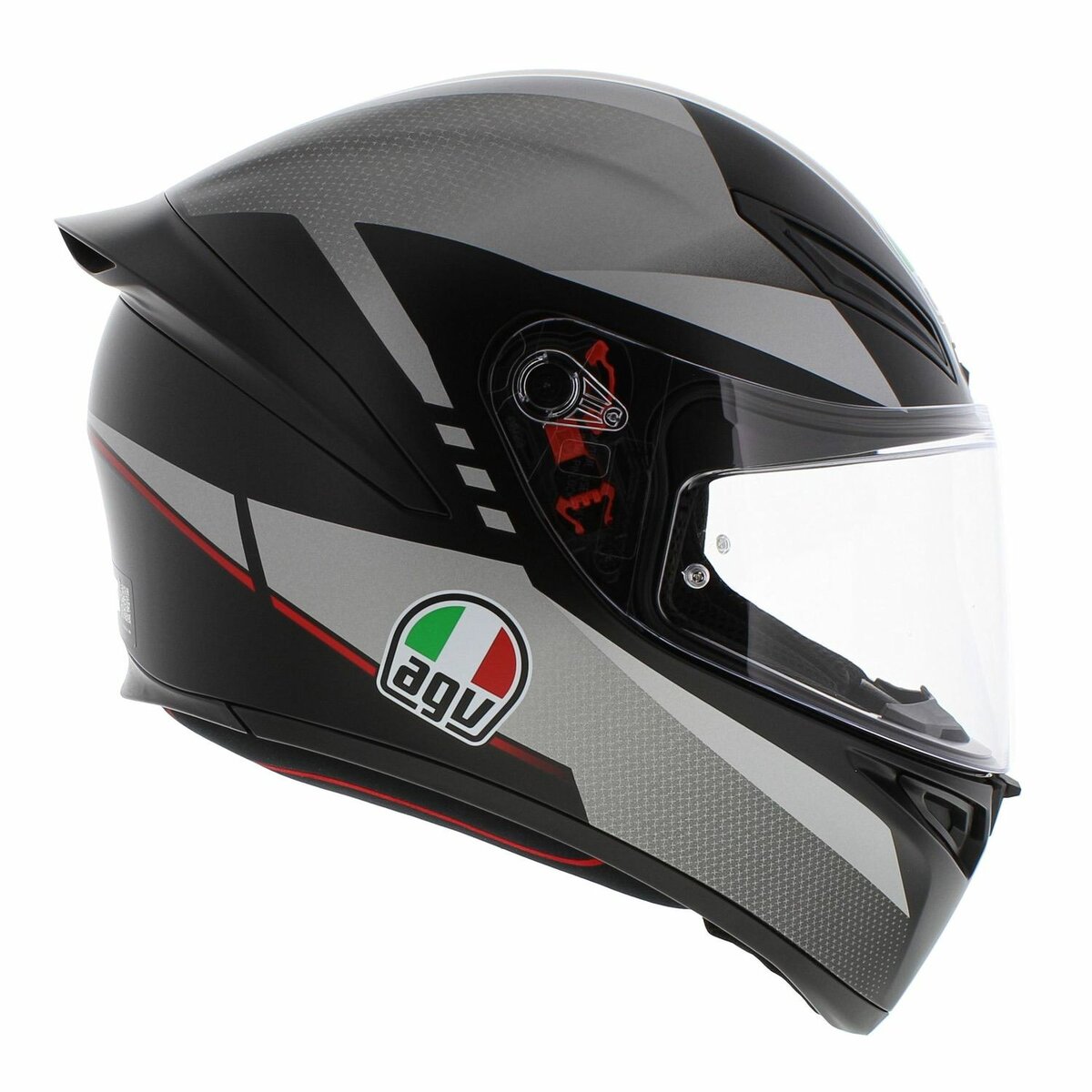AGV K1 S helmet Lap - Matt black red