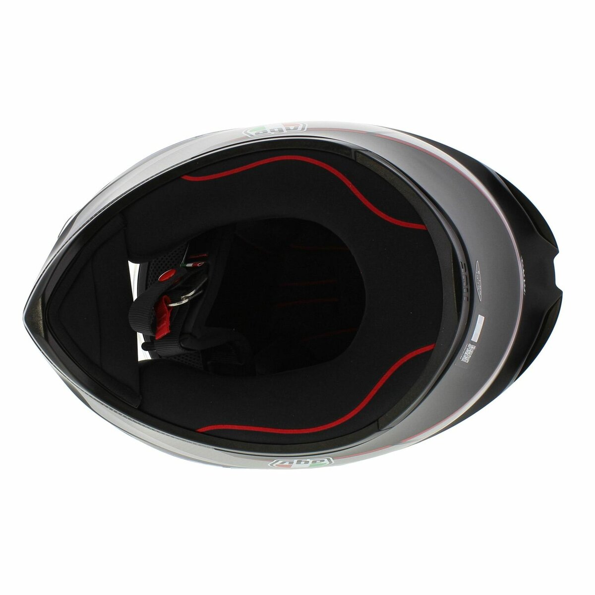 AGV K1 S helmet Lap - Matt black red
