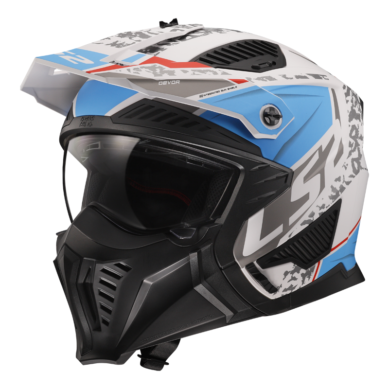 LS2 OF606 Drifter Devor matt white blue