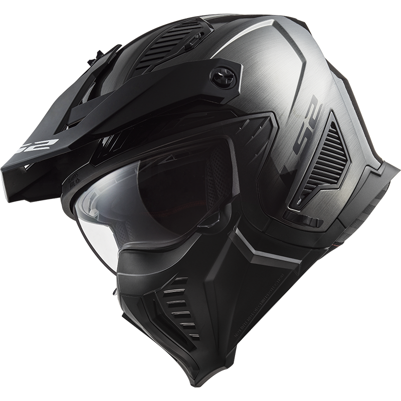 LS2 OF606 Drifter Jeans gloss titanium