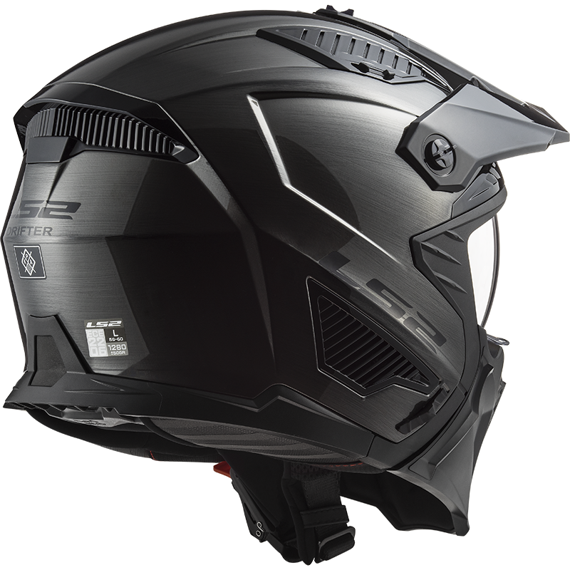 LS2 OF606 Drifter Jeans gloss titanium