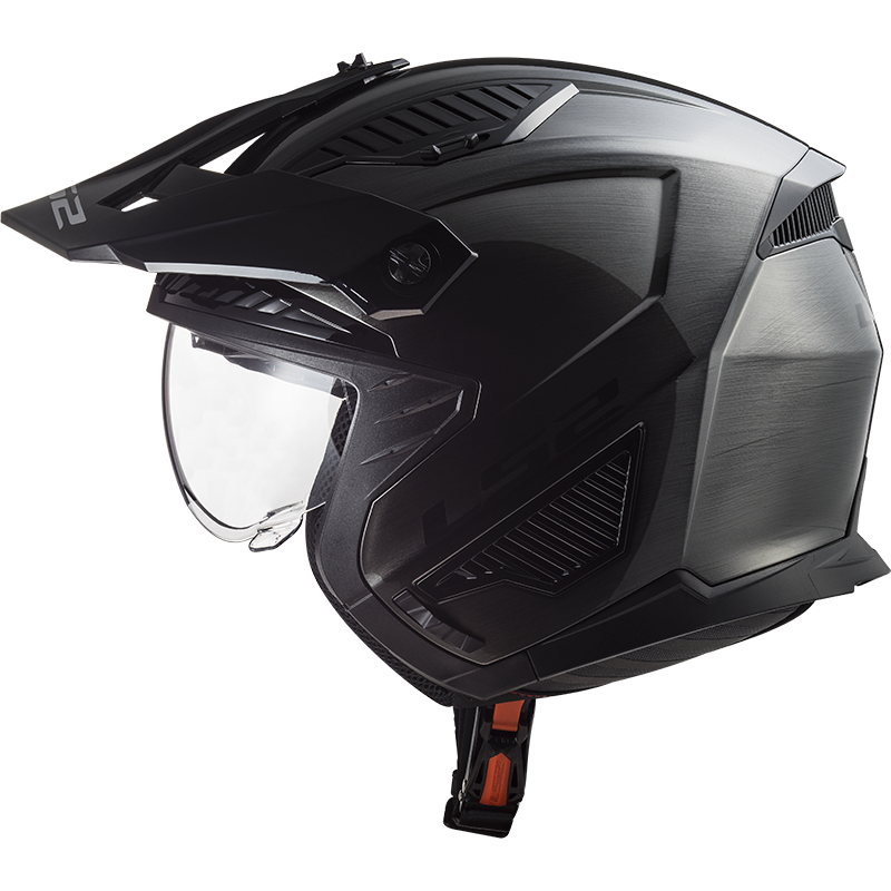 LS2 OF606 Drifter Jeans gloss titanium