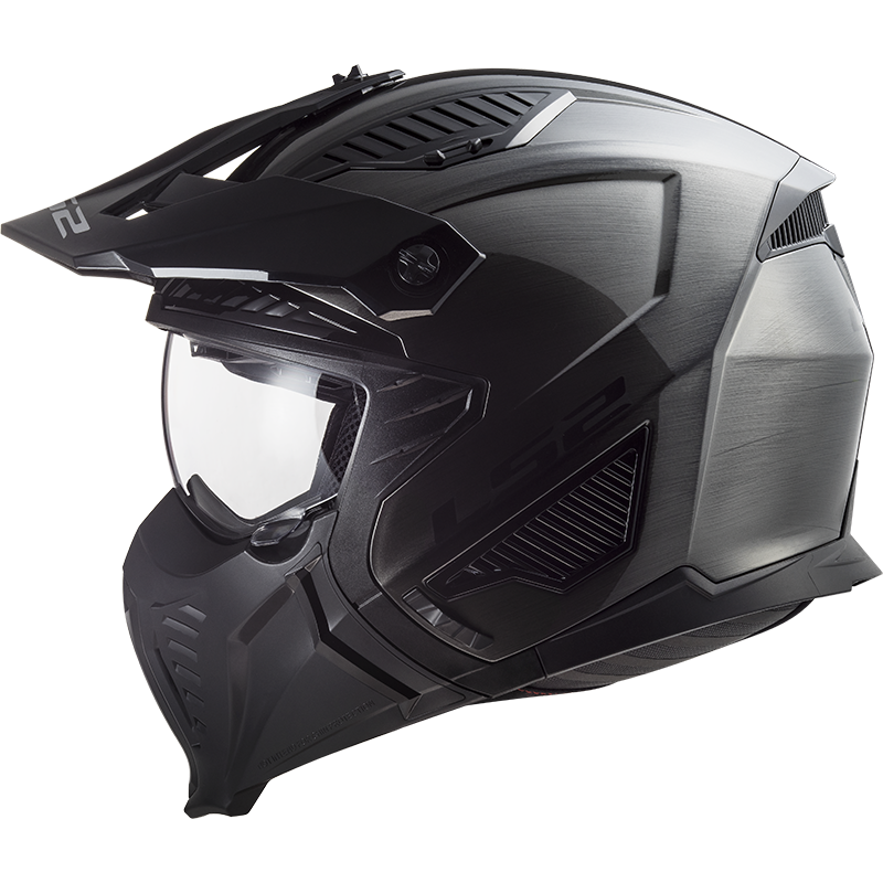 LS2 OF606 Drifter Jeans gloss titanium