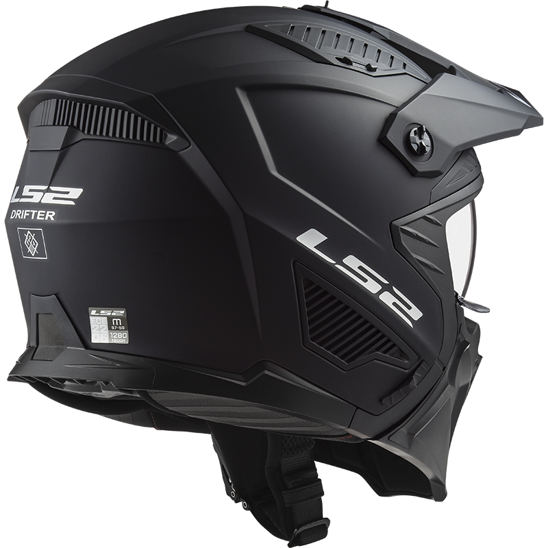 LS2 OF606 Drifter solid black matt