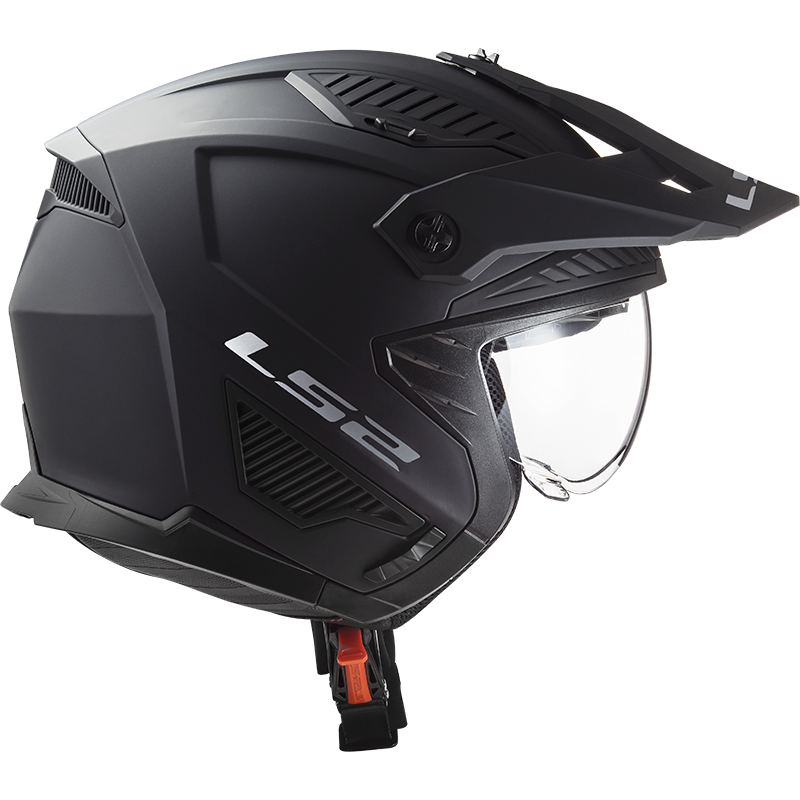 LS2 OF606 Drifter solid black matt