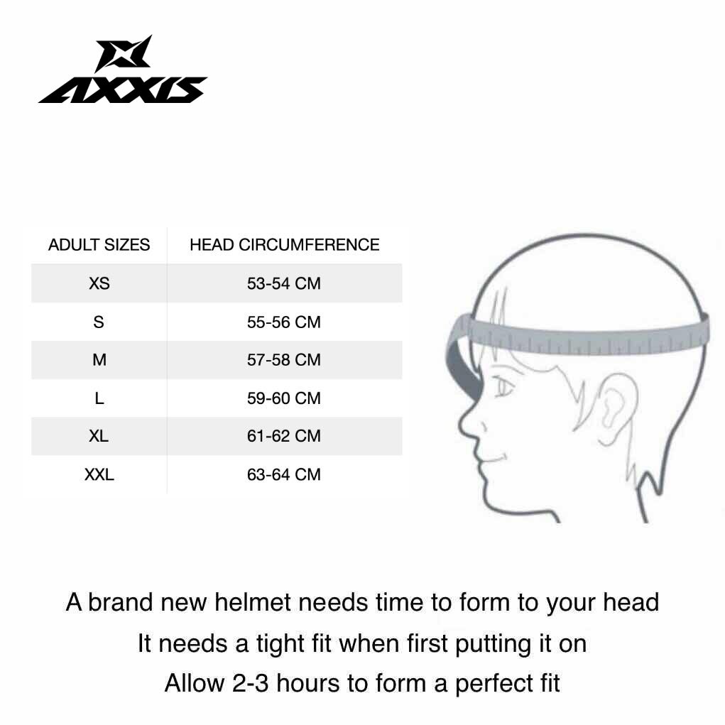 Axxis Hornet SV helmet Royal B1 matt black