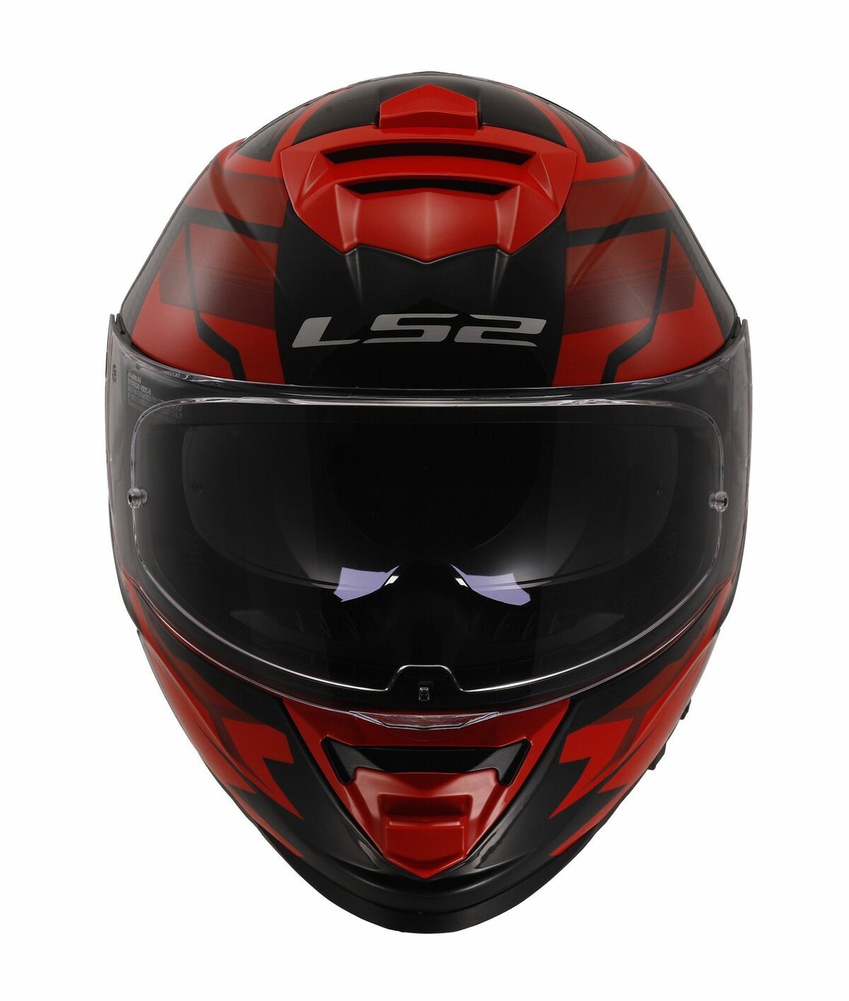 LS2 FF800 Storm II helmet Tracker black red