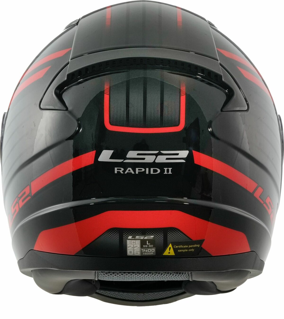 LS2 FF353 Rapid II helmet Circuit black red