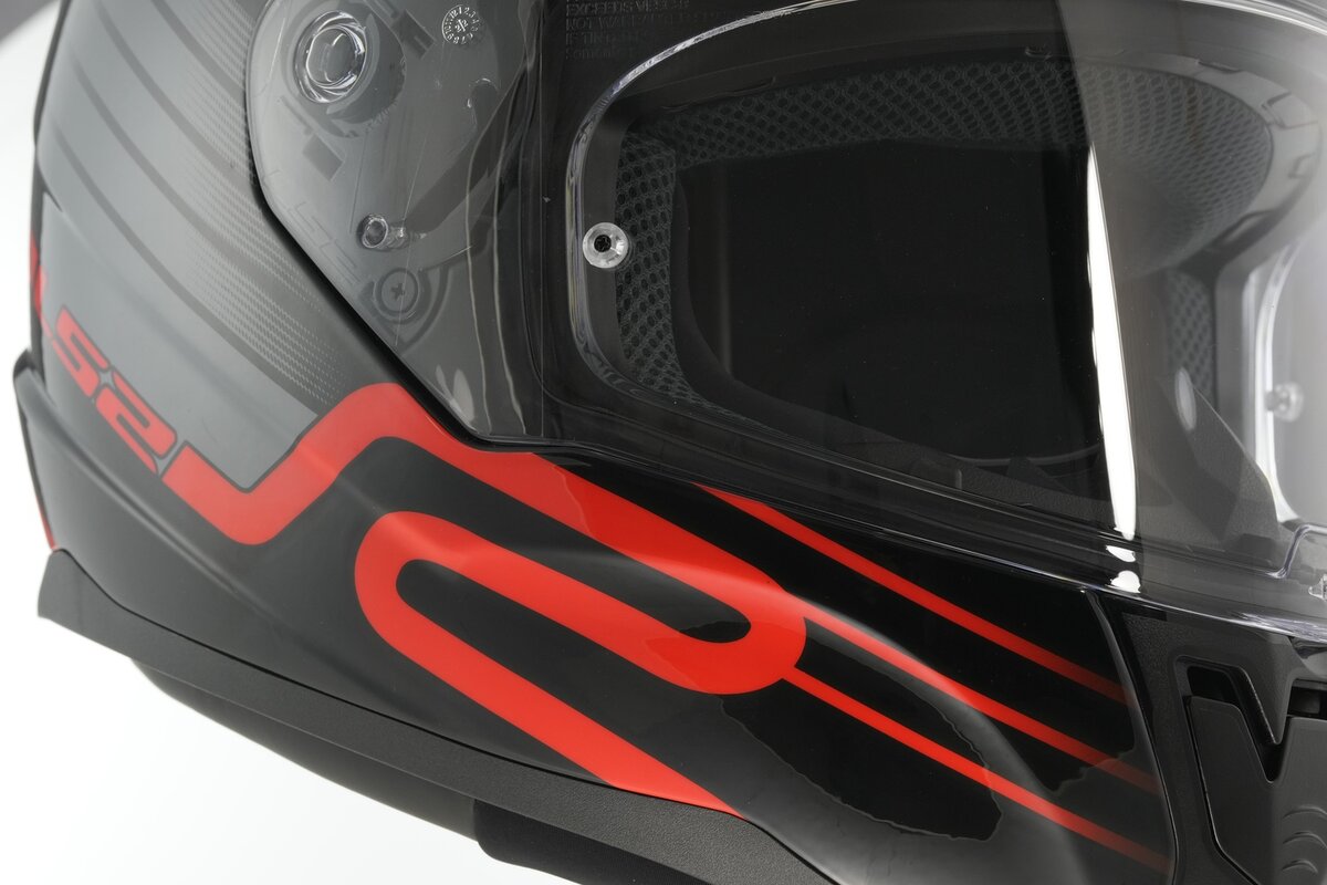 LS2 FF353 Rapid II helmet Circuit black red