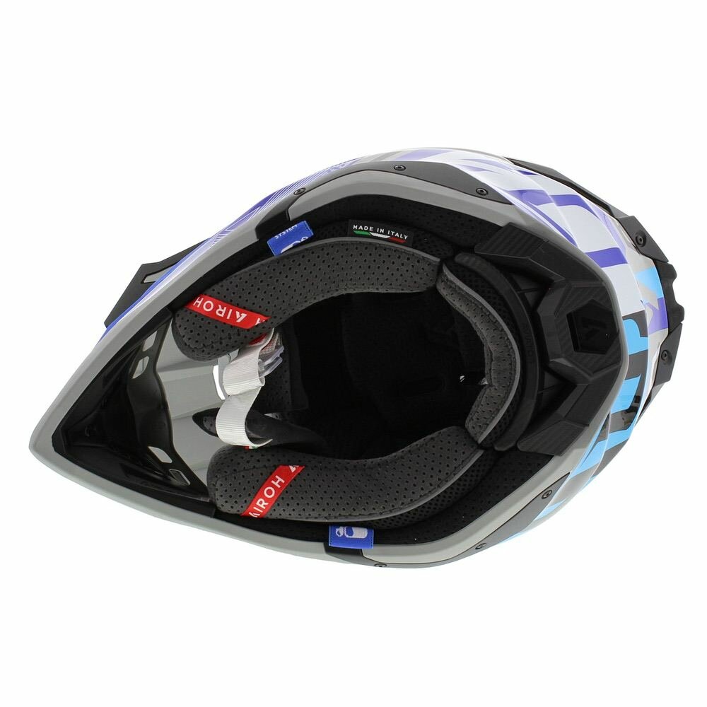Airoh Helmet Aviator 3 AMS&sup2; League gloss blue grey - Size S