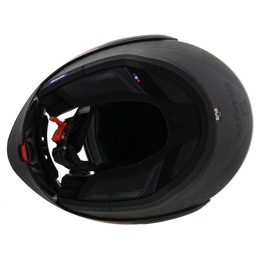 Shark EVO-GT Helmet Encke matt black red - Size XS - Motorcycle flip up / flip back modular helmet