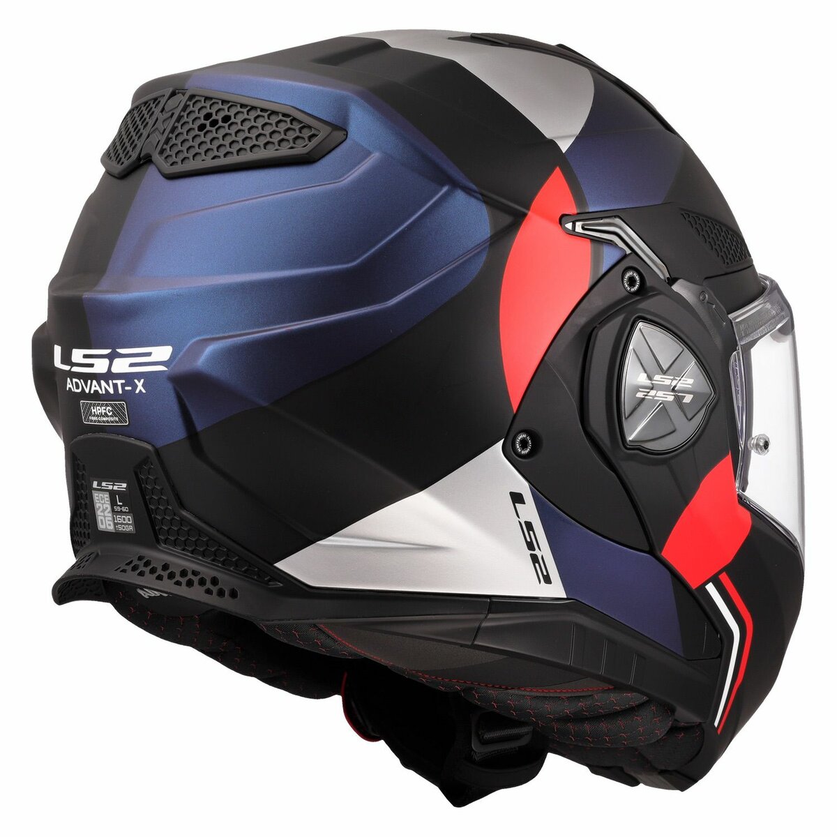LS2 FF901 Advant X helmet Ultra blue red