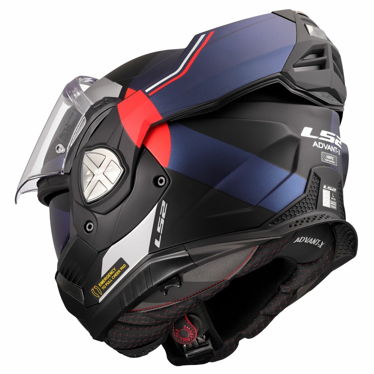 LS2 FF901 Advant X helmet Ultra blue red