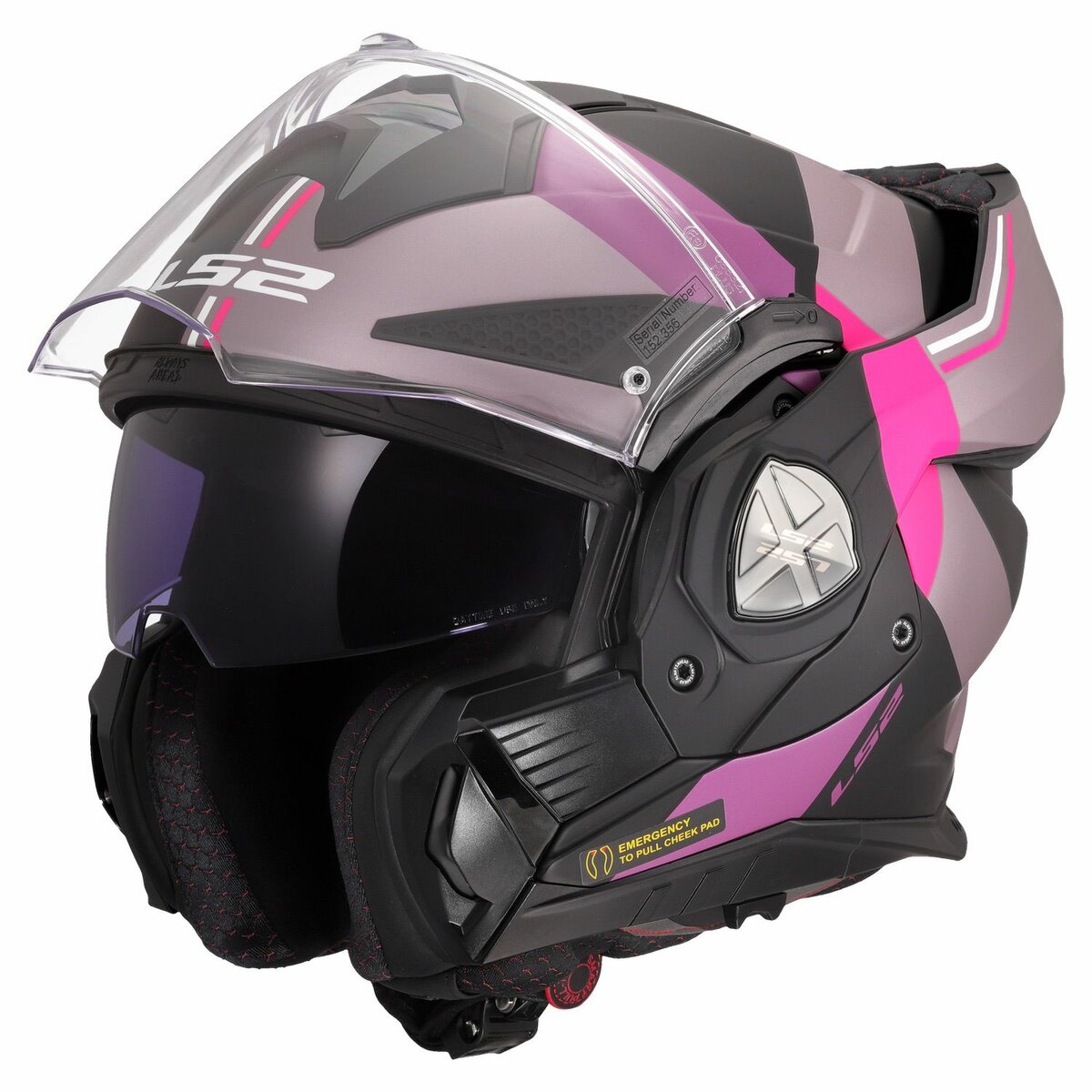 LS2 FF901 Advant X helmet Ultra grey purple