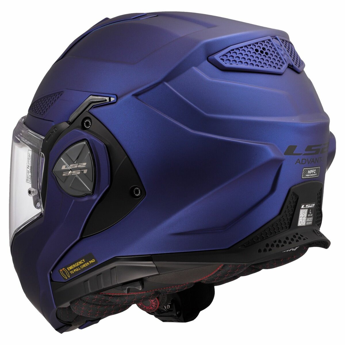 LS2 FF901 Advant X helmet solid navy blue