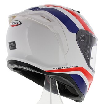 Caberg Avalon Helmet Blast Gloss White Blue Red