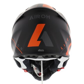 Airoh Aviator Ace crosshelm Amaze matt black orange